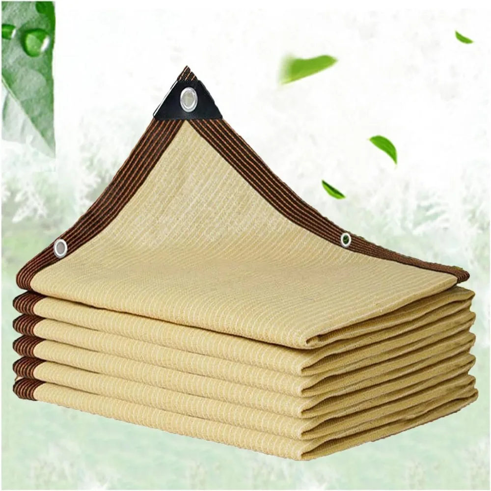 2x3m 2x4m 3x4m 3x5m 4x5m 4x6m 5x6m, Sunscreen Net, Beige Shade Sails, Outdoor Shade Netting for Patio/Garden/Plants
2x3m 2x4m 3x4m 3x5m 4x5m 4x6m 5x6m, Sunscreen Net, Beige Shade Sails, Outdoor Shade Netting for Patio/Garden/Plants
