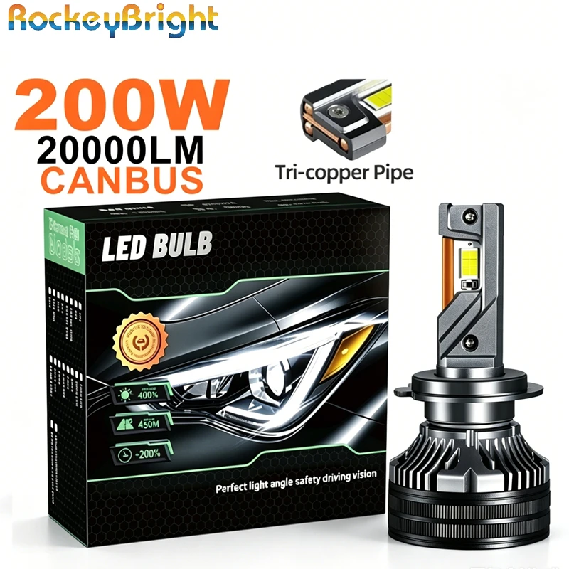 K8 pro 200W H7 LED Bulb for Car Headlight Kit Fog Light H7 H11 H1 9005 H4 Canbus Turbo Led Light LED Lamp
K8 pro 200W H7 LED Bulb for Car Headlight Kit Fog Light H7 H11 H1 9005 H4 Canbus Turbo Led Light LED Lamp