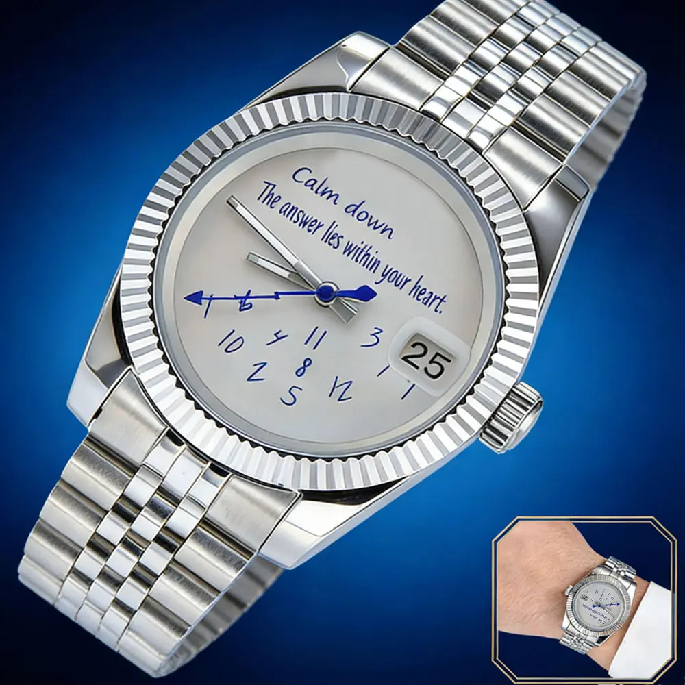 36mm/39mm Watch Chine NH35 Automatic Mechanical Movement Sapphire Glass Watch Crystal Stainless Steel Material Waterproof Watch
36mm/39mm Watch Chine NH35 Automatic Mechanical Movement Sapphire Glass Watch Crystal Stainless Steel Material Waterproof Watch
