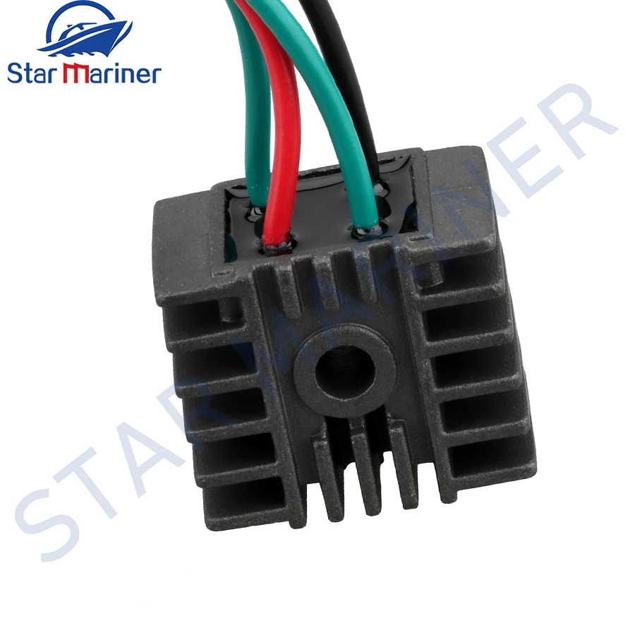 Outboard Rectifier Regulator 6F5-81960 R2053.1 For Yamaha Suzuki Tohatsu 2T 4-70HP 6F5-81970 6F5-81960-60/61/62 6F5-81960-00-00
Outboard Rectifier Regulator 6F5-81960 R2053.1 For Yamaha Suzuki Tohatsu 2T 4-70HP 6F5-81970 6F5-81960-60/61/62 6F5-81960-00-00