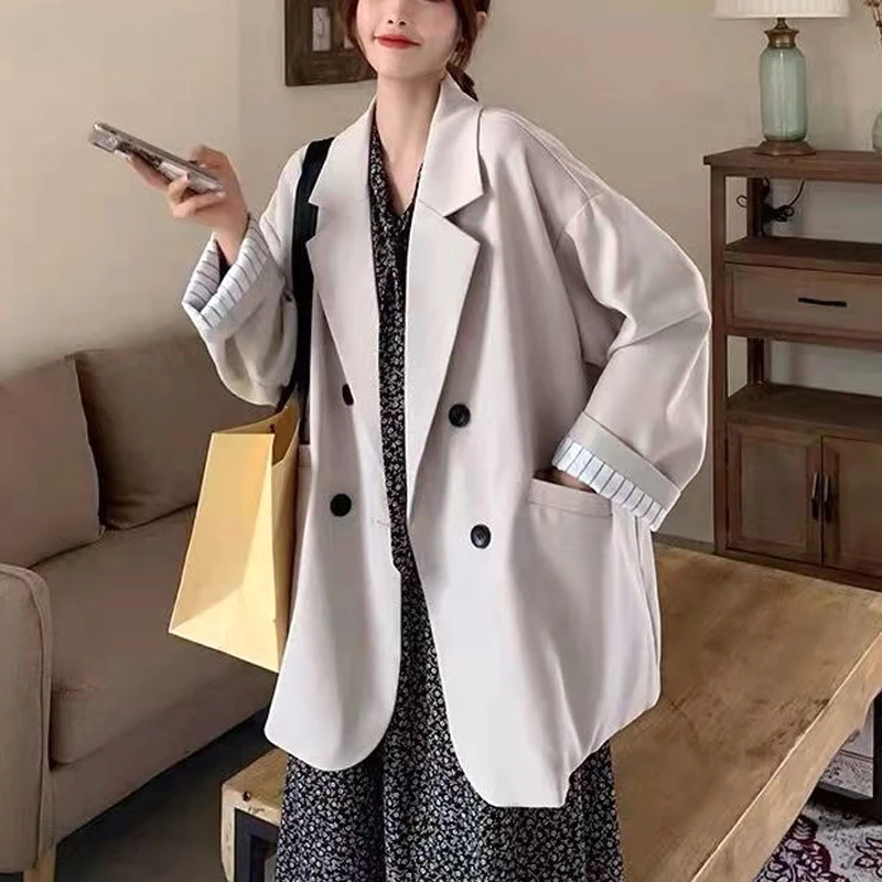 Fashion 2024 Women's Clothing Business Casual Loose Blazers Solid Color Temperament Pockets Button Spring Summer Thin D83
Fashion 2024 Women's Clothing Business Casual Loose Blazers Solid Color Temperament Pockets Button Spring Summer Thin D83