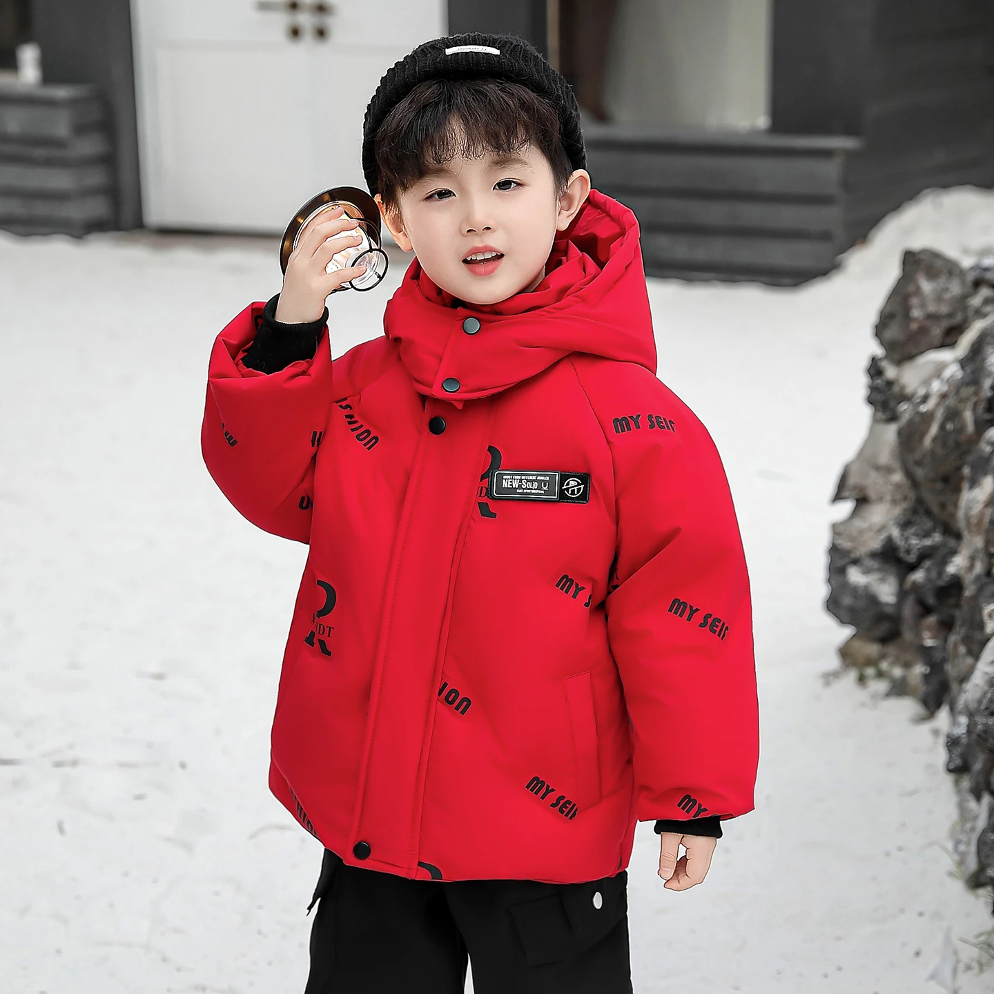 Boys Winter Puffer Jaet Thiened White Du down Warm Coat Youth Faionable Outerwear Water-Resistant Cotton Clothes
Boys Winter Puffer Jaet Thiened White Du down Warm Coat Youth Faionable Outerwear Water-Resistant Cotton Clothes