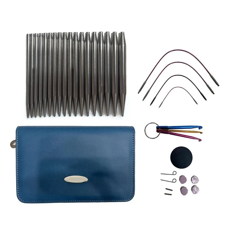 Interchangeable Circular Knitting Needle Set Size 2.2mm-4.5mm for Craft Knitting .Q0KF
Interchangeable Circular Knitting Needle Set Size 2.2mm-4.5mm for Craft Knitting .Q0KF