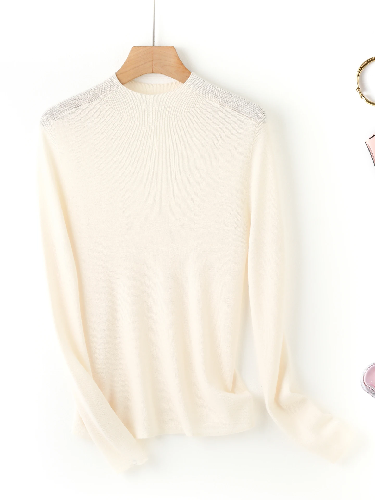Basic 100% Worsted Merino Wool Women Sweater Spring Autumn Winter Female Knitted Pullover Slim Elegant Long Sleeve Clothing Tops
Basic 100% Worsted Merino Wool Women Sweater Spring Autumn Winter Female Knitted Pullover Slim Elegant Long Sleeve Clothing Tops