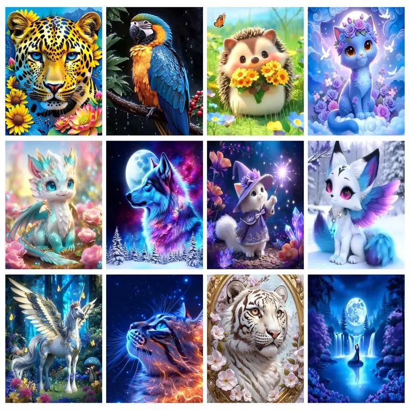 GATYZTORY Picture By Number Wolf Cat Lion DIY Frame Coloring By Number Paint On Canvas For Adults Home Decoration 60x75cm
GATYZTORY Picture By Number Wolf Cat Lion DIY Frame Coloring By Number Paint On Canvas For Adults Home Decoration 60x75cm