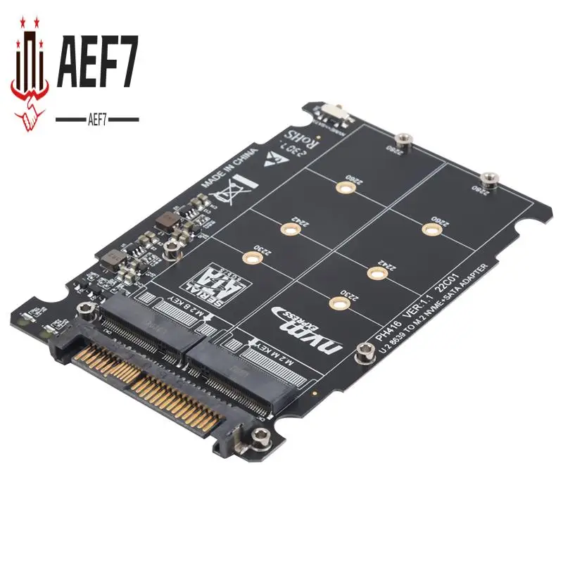 Адаптер AEF7-M.2 SSD-U.2 2в1 M.2 Nvme и SATA-Bus NGFF SSD-адаптер PCI-E U.2 SFF-8639 Конвертер Pcie M2
Адаптер AEF7-M.2 SSD-U.2 2в1 M.2 Nvme и SATA-Bus NGFF SSD-адаптер PCI-E U.2 SFF-8639 Конвертер Pcie M2