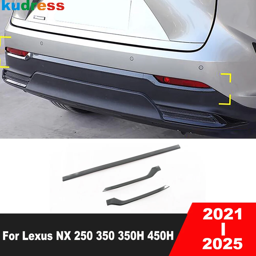 Rear Bottom Bumper Cover Trim For Lexus NX 250 350 350H 450H 2021-2023 2024 2025 Carbon Fiber Car Tail Lip Strip Accessories
Rear Bottom Bumper Cover Trim For Lexus NX 250 350 350H 450H 2021-2023 2024 2025 Carbon Fiber Car Tail Lip Strip Accessories
