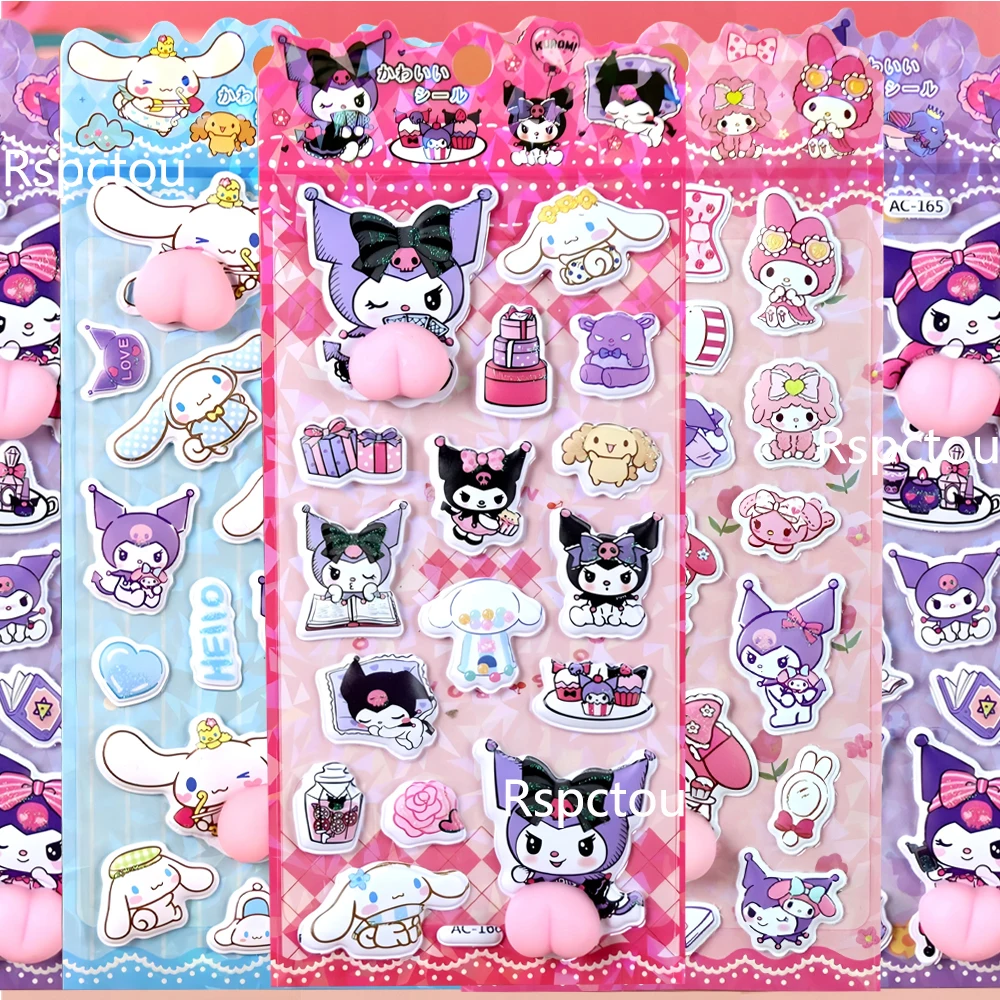4 шт. Kawaii Sanrio наклейки на ягодицы мультфильм мягкие прижимные декомпрессионные 3D пузырьковые наклейки скрапбук наклейки для ноутбука украшения
4 шт. Kawaii Sanrio наклейки на ягодицы мультфильм мягкие прижимные декомпрессионные 3D пузырьковые наклейки скрапбук наклейки для ноутбука украшения