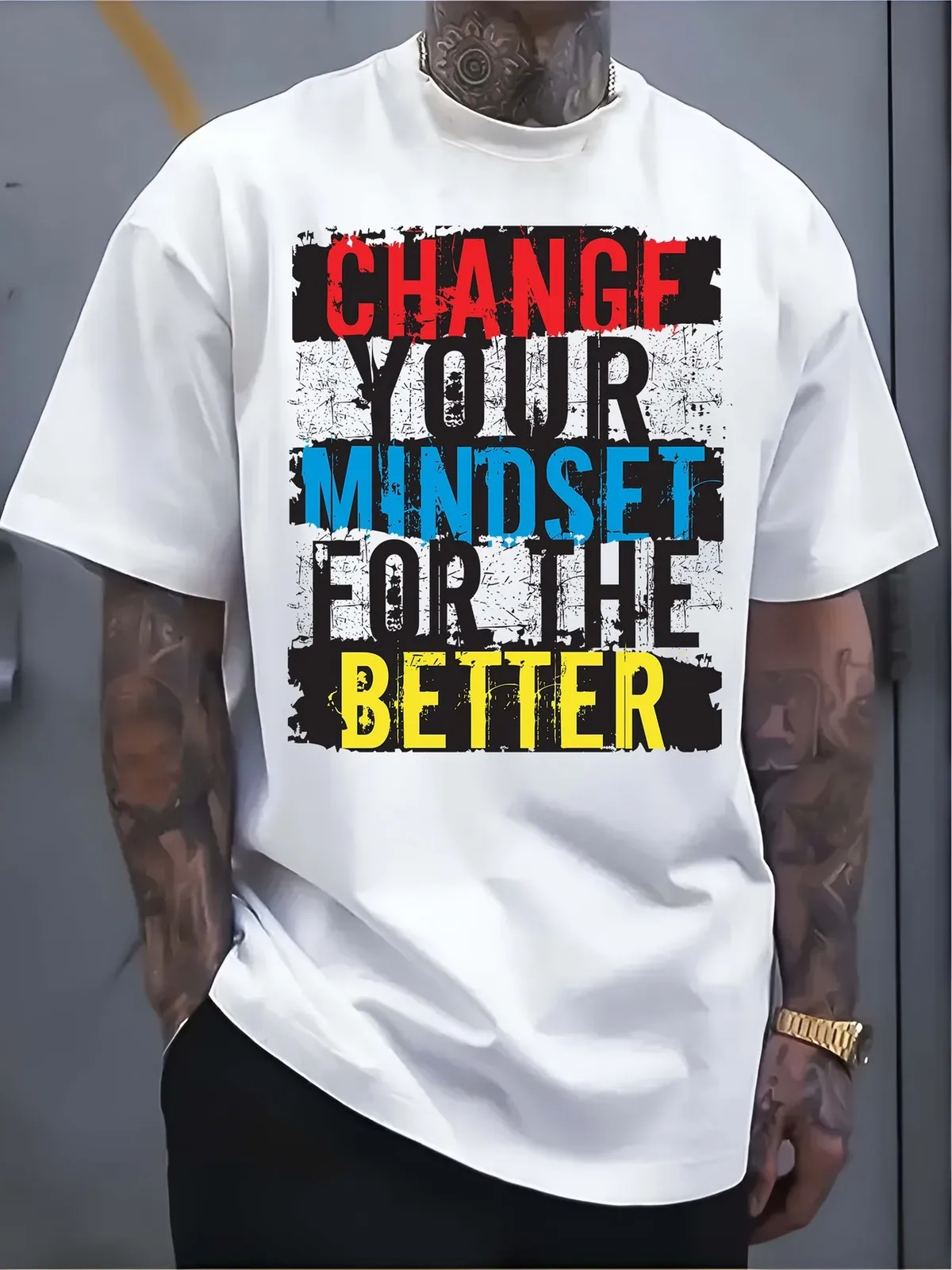 Mindset Revolution Bold Cotton T-Shirt
Mindset Revolution Bold Cotton T-Shirt