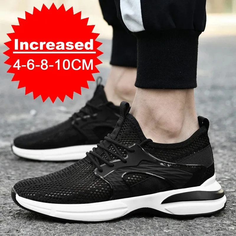 New Sneakers Men Elevator Shoes Hidden Heels Breathable Heightening Shoes For Man Increase Insole 10 8 6CM Optional Height Shoes
New Sneakers Men Elevator Shoes Hidden Heels Breathable Heightening Shoes For Man Increase Insole 10 8 6CM Optional Height Shoes