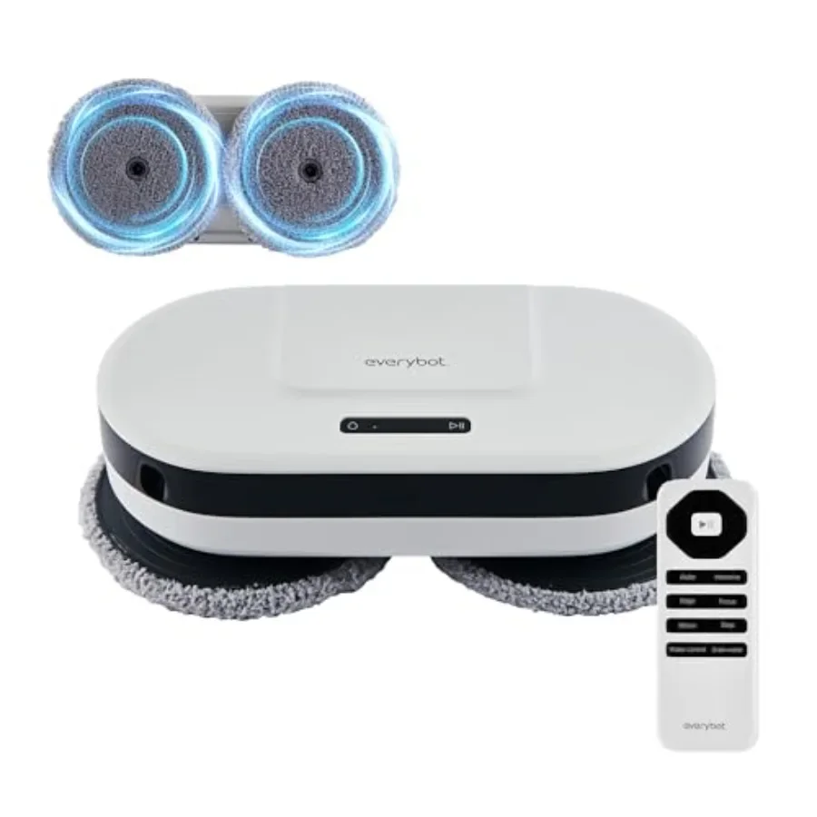 Robot Mop Cleaner for Hard Floors, Microfiber Pad, Gray, Dual Spin Mopping Removes Dust Stains, Quiet Fast Cleaning, Slim Desig
Robot Mop Cleaner for Hard Floors, Microfiber Pad, Gray, Dual Spin Mopping Removes Dust Stains, Quiet Fast Cleaning, Slim Desig