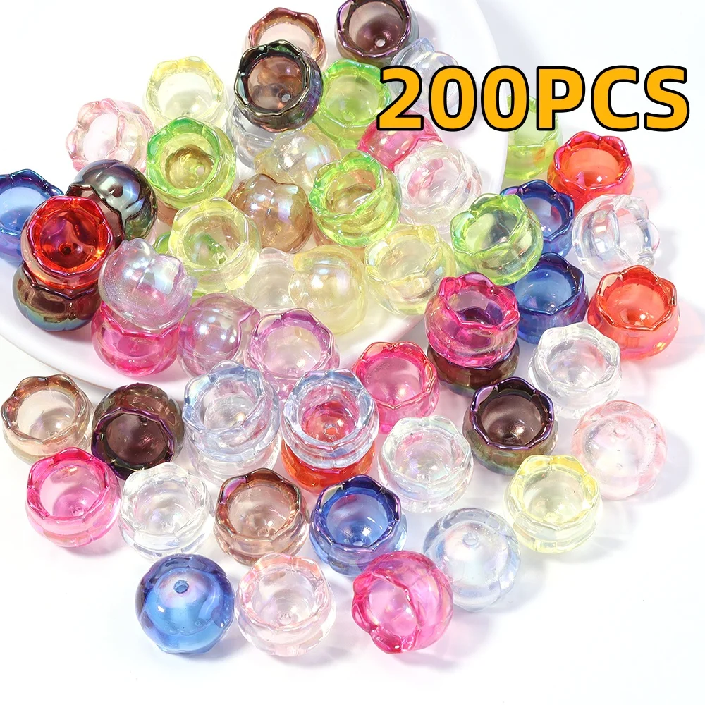 200Pcs Acrylic Beads UV Single Hole Transparent Lily of the Valley Shaped Beads for DIY Jewelry Bracelet Earring Accessories
200Pcs Acrylic Beads UV Single Hole Transparent Lily of the Valley Shaped Beads for DIY Jewelry Bracelet Earring Accessories