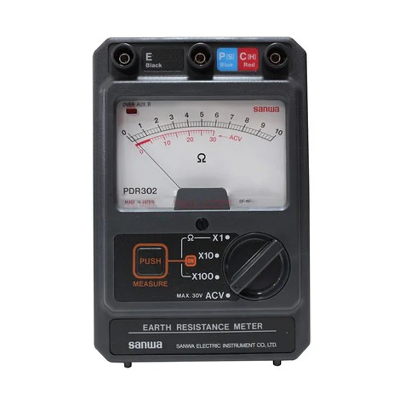 Измеритель сопротивления заземления Sanwa PDR302
Измеритель сопротивления заземления Sanwa PDR302