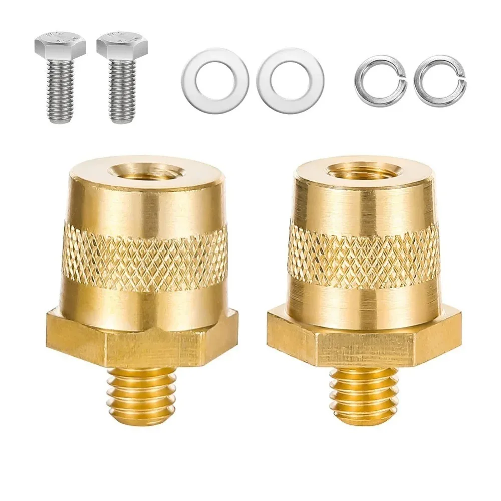 Positive Negative Brass Battery Pole Adapter M8 With Male Thread Battery Post Terminals Terminal Connectors
Positive Negative Brass Battery Pole Adapter M8 With Male Thread Battery Post Terminals Terminal Connectors