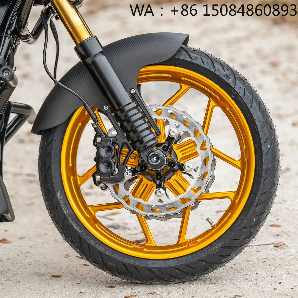 The same model as Zhang Xueji's car, motorcycle parts, golden alloy front rear wheel rims, late sportster models OEM level repla
The same model as Zhang Xueji's car, motorcycle parts, golden alloy front rear wheel rims, late sportster models OEM level repla