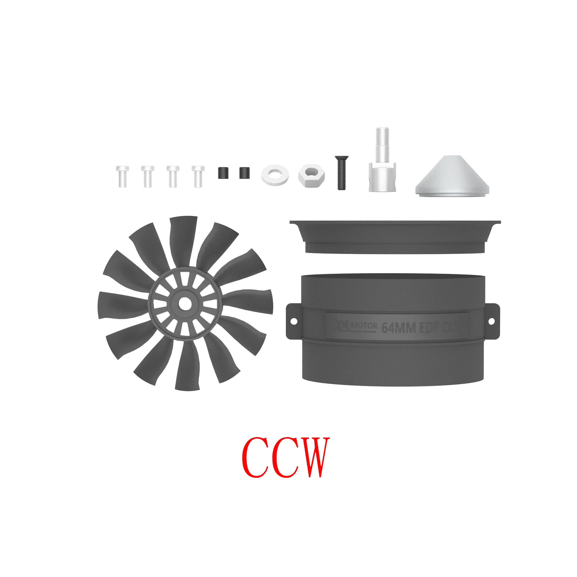 QX-Motor new12 Blades Ducted Fan Without Motor Suit 64mm EDF CW CCW For RC Airplanes Toy Accessory
QX-Motor new12 Blades Ducted Fan Without Motor Suit 64mm EDF CW CCW For RC Airplanes Toy Accessory