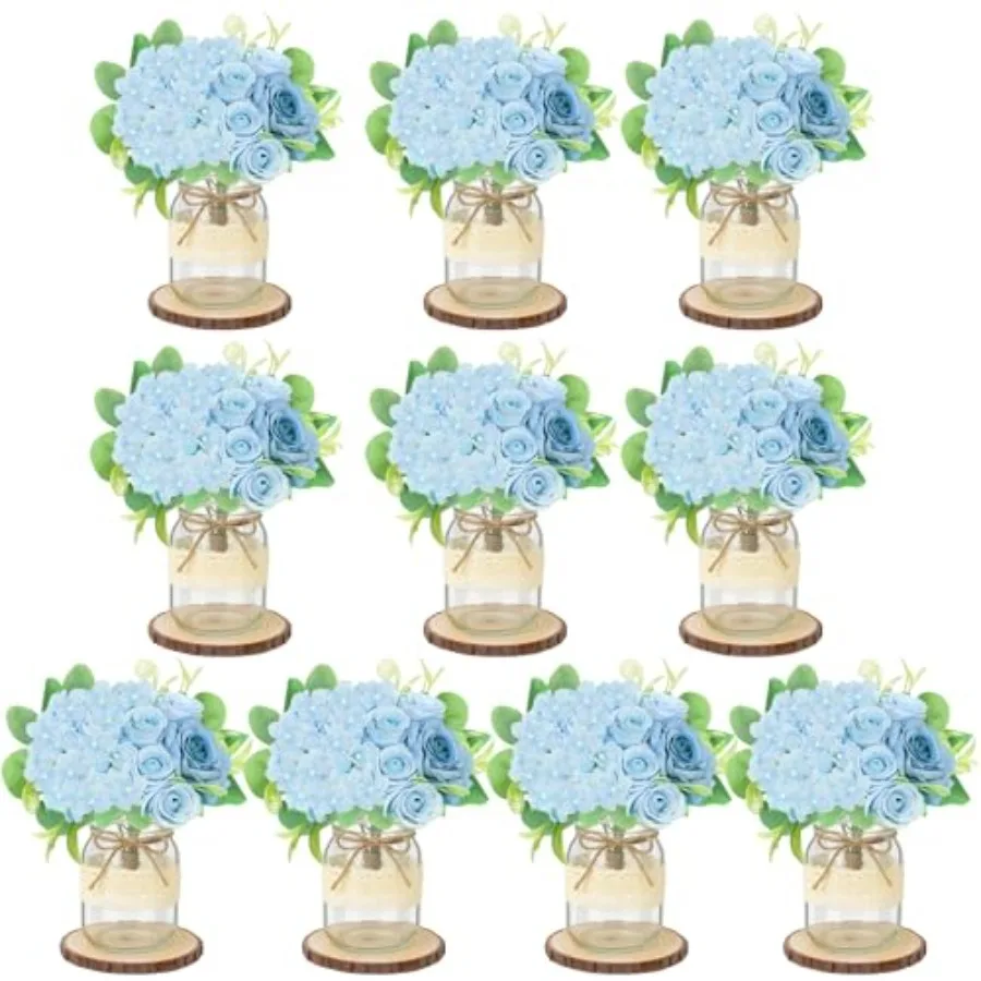 Set 10 Mason Jar Table Centerpiece - Wedding Centerpieces for Tables Mason Jar Flower Centerpiece Vases Decor- Boho Farmhouse R
Set 10 Mason Jar Table Centerpiece - Wedding Centerpieces for Tables Mason Jar Flower Centerpiece Vases Decor- Boho Farmhouse R