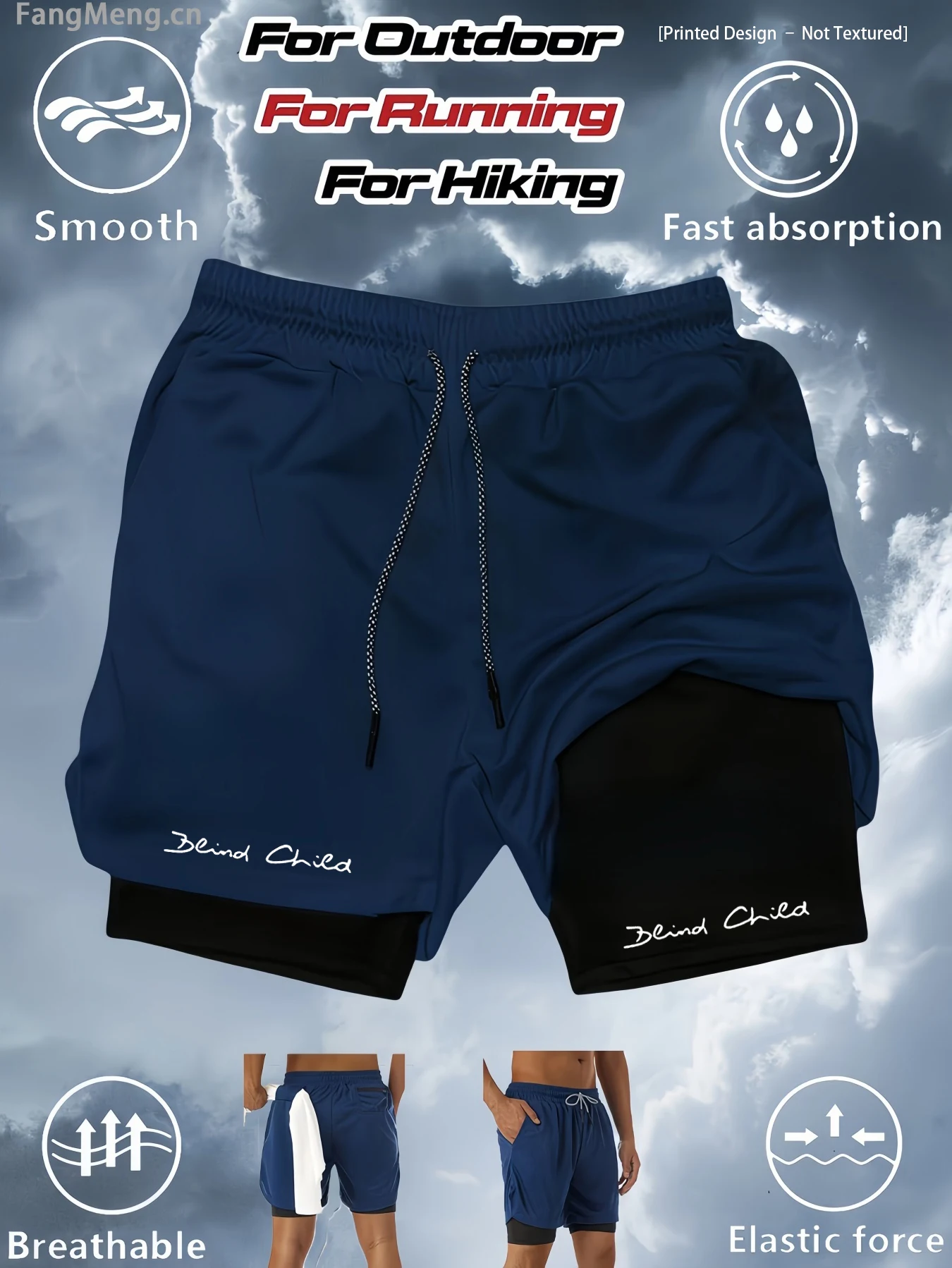 Men's Fashion Sports Shorts Four Seasons Running Sportswear Tight Double Layer 2-in-1 Sports Shorts
Men's Fashion Sports Shorts Four Seasons Running Sportswear Tight Double Layer 2-in-1 Sports Shorts
