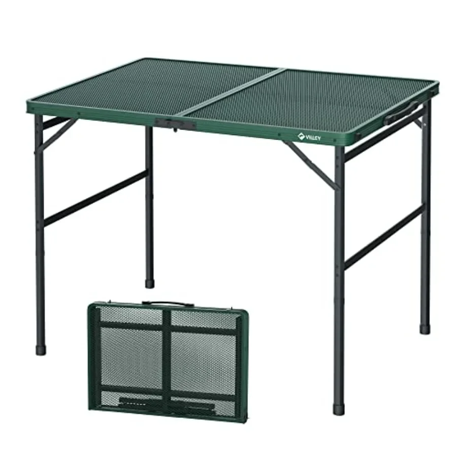 Grill Table for outdoor cooking, aluminum folding camping table with adjustable legs, portable lightweight 3ft table in silver,
Grill Table for outdoor cooking, aluminum folding camping table with adjustable legs, portable lightweight 3ft table in silver,