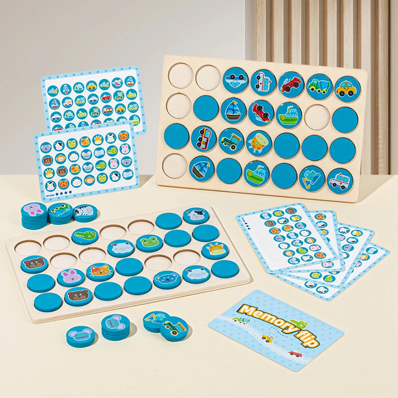 Wooden Memory Chess for Children Early Education Montessori Toys Puzzle Game Concentration Training Thinking Logic Development
Wooden Memory Chess for Children Early Education Montessori Toys Puzzle Game Concentration Training Thinking Logic Development