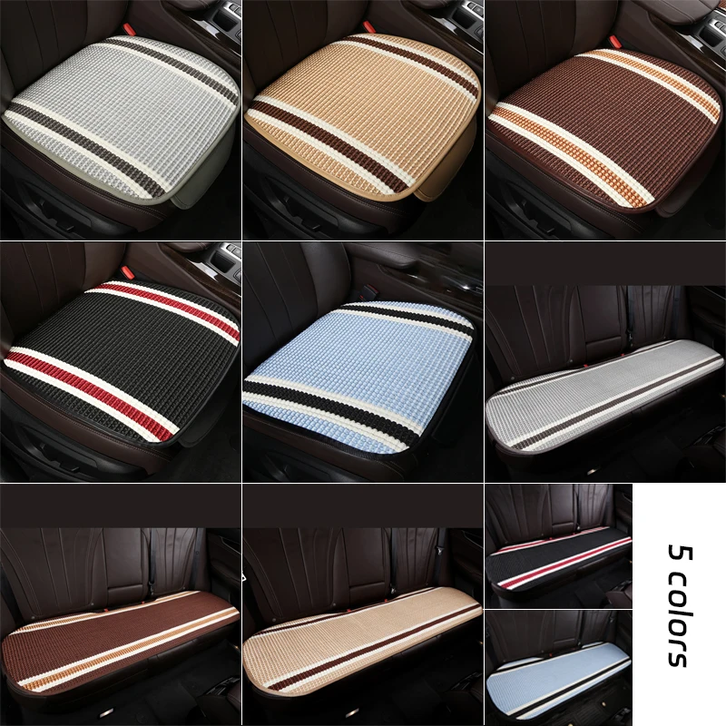 Trend Knitted Car Seat Cushion Cover Summer Ice Silk Breathable Four Season Auto Seat Protector Pad Front Rear Seat Mat Interior
Trend Knitted Car Seat Cushion Cover Summer Ice Silk Breathable Four Season Auto Seat Protector Pad Front Rear Seat Mat Interior