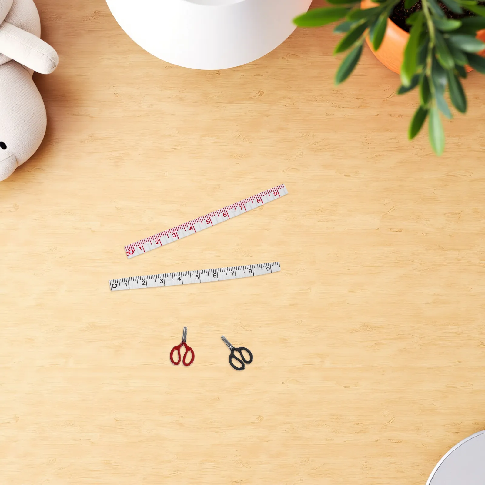 1Set Mini House Sewing Ruler Scissor Set Miniature Accessories Home Decoration Crafts Landscaping Mini House Supply
1Set Mini House Sewing Ruler Scissor Set Miniature Accessories Home Decoration Crafts Landscaping Mini House Supply