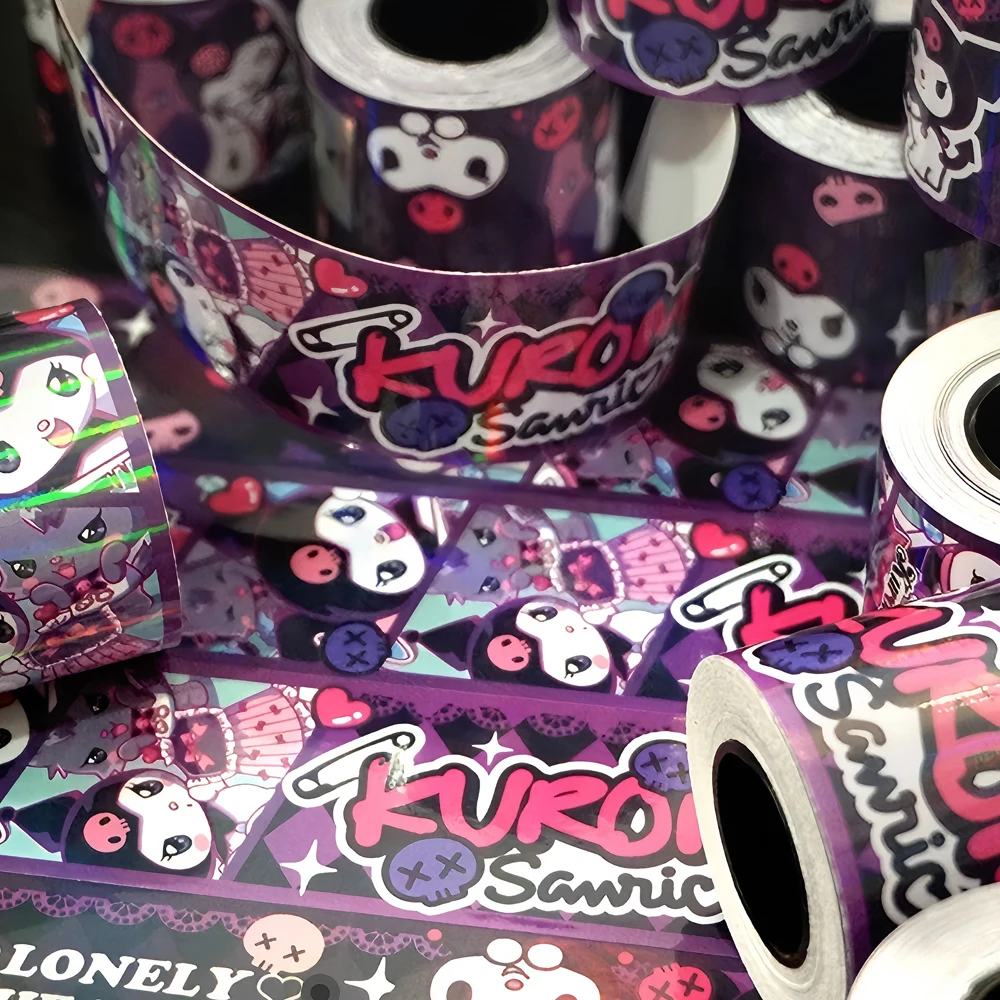 5Meters/Roll Kawaii Kuromi Cartoon Tape Stickers Aesthetic Sanrio Anime Decals for Notebook Laptop Guitar Kid Reward Sticker Toy
5Meters/Roll Kawaii Kuromi Cartoon Tape Stickers Aesthetic Sanrio Anime Decals for Notebook Laptop Guitar Kid Reward Sticker Toy