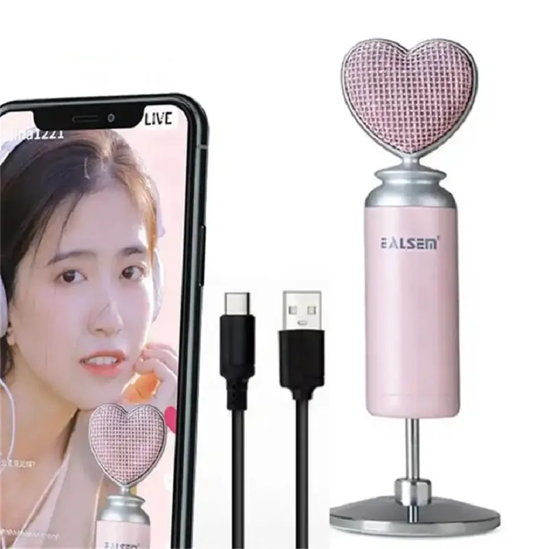 Desktop Professional Microphone ES520 USB Noise Reduction Capacitor Microphone Compatible Singing Software Host Live
Desktop Professional Microphone ES520 USB Noise Reduction Capacitor Microphone Compatible Singing Software Host Live