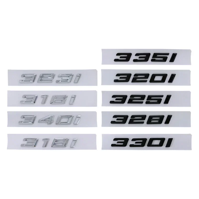 3D ABS Letters Car Rear Trunk Badge Emblem 316i 318i 320i 325i 328i 330i 335i 340i Logo For BMW F30 F31 G20 G21 G28 Accessories
3D ABS Letters Car Rear Trunk Badge Emblem 316i 318i 320i 325i 328i 330i 335i 340i Logo For BMW F30 F31 G20 G21 G28 Accessories