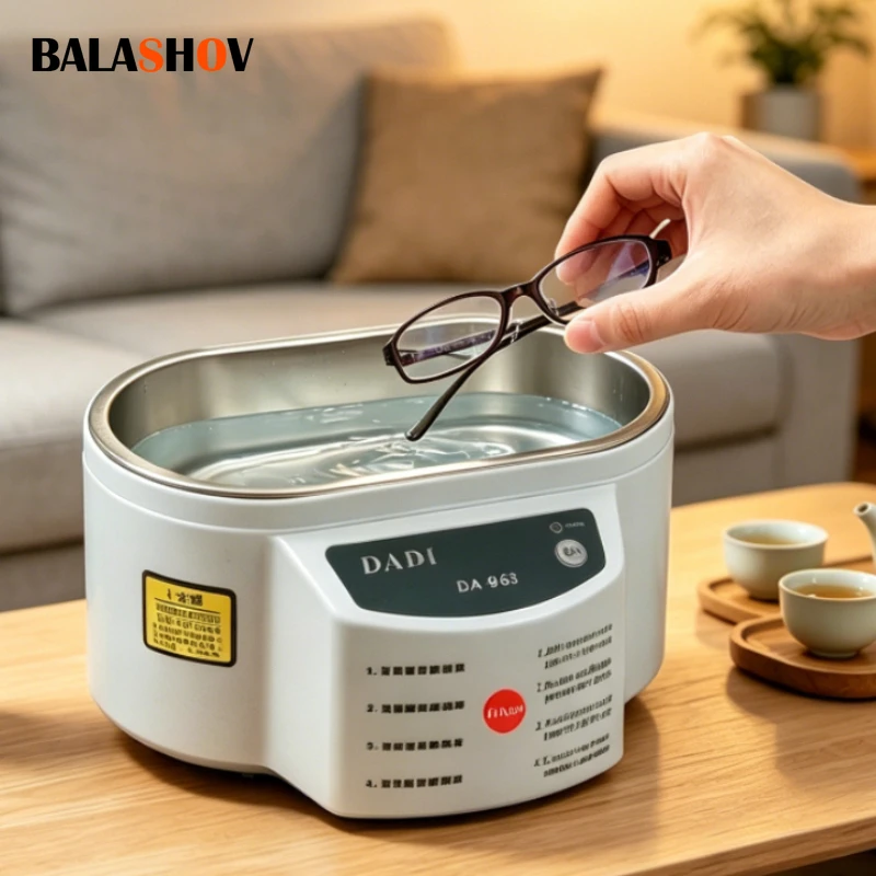 Ultrasonic Cleaner 30W Sonicator Bath 40Khz Degas For Watches Contact Lens Glasses Denture Teeth Electric Makeup Razor 110V
Ultrasonic Cleaner 30W Sonicator Bath 40Khz Degas For Watches Contact Lens Glasses Denture Teeth Electric Makeup Razor 110V