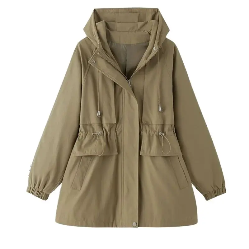 Retro Long Sleeve Windbreaker Jacket, for Women's Clothing ,Spring Autumn Casual Hooded Trench Coats ,2024 New,Girls Outerwear
Retro Long Sleeve Windbreaker Jacket, for Women's Clothing ,Spring Autumn Casual Hooded Trench Coats ,2024 New,Girls Outerwear