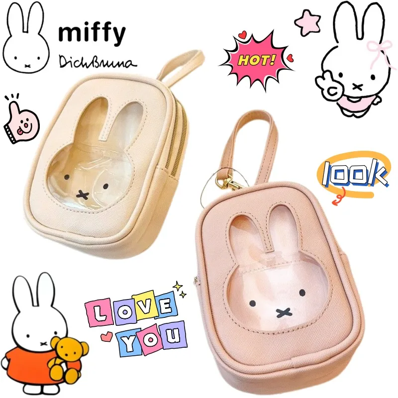 Miffy Cartoon Cute Creative Transparent Storage Bag Two-dimensional Personalized Animation Peripheral Double-layer Coin Wallet
Miffy Cartoon Cute Creative Transparent Storage Bag Two-dimensional Personalized Animation Peripheral Double-layer Coin Wallet