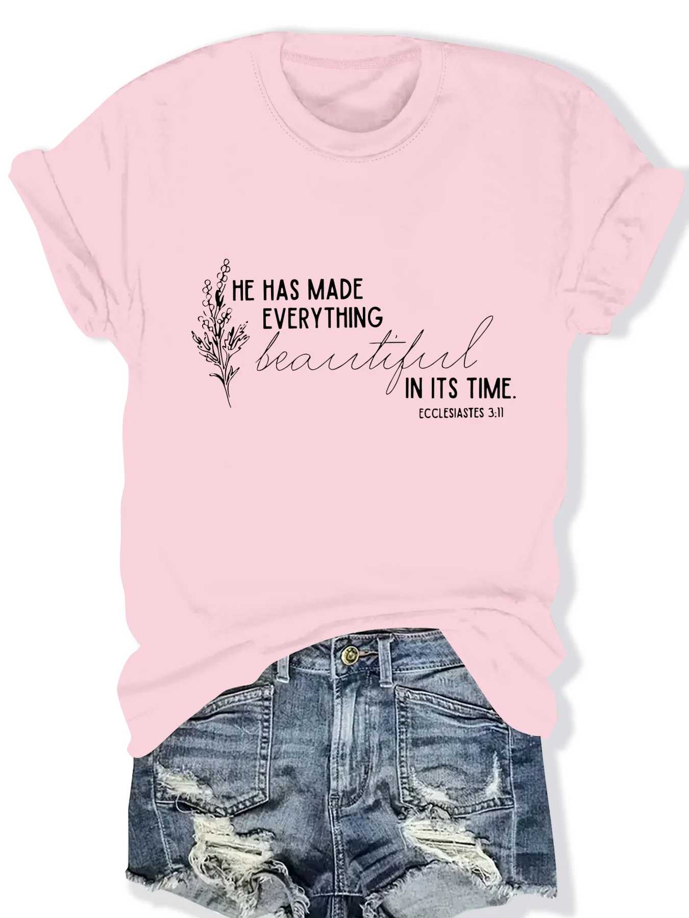 Fashionable Ladies round Neck Short Sleeve T-Shirt with Letter Pattern Print Casual Comfortable Women's Top
Fashionable Ladies round Neck Short Sleeve T-Shirt with Letter Pattern Print Casual Comfortable Women's Top