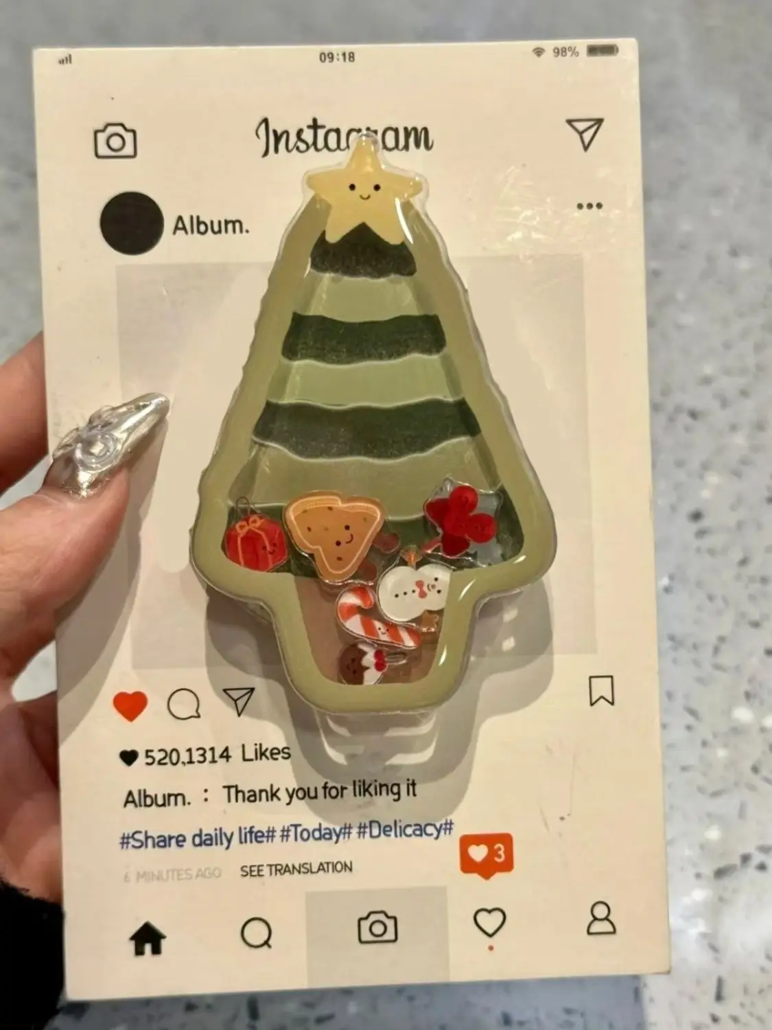 phone charms Christmas new shaker stand cartoon Christmas tree stand paste lazy artifact telescopic cute portable
phone charms Christmas new shaker stand cartoon Christmas tree stand paste lazy artifact telescopic cute portable