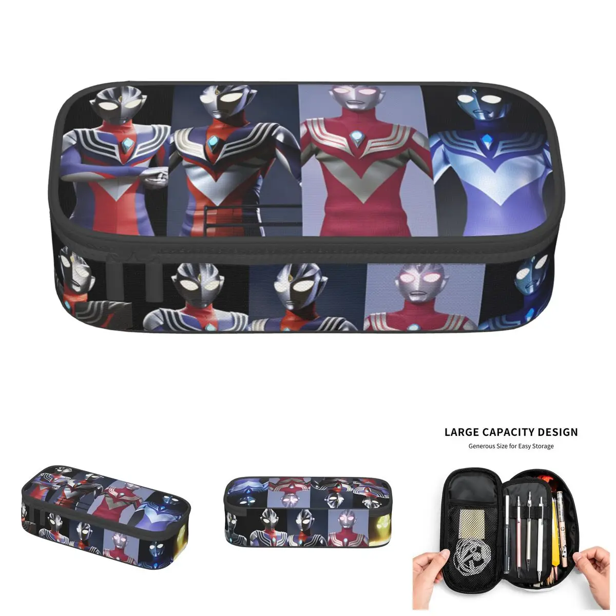 Cute Ultraman Tiga Tornado Tiga Blast Pencil Case for Girl Boy Large Storage Multi Type Power Type Pencil Box Stationery
Cute Ultraman Tiga Tornado Tiga Blast Pencil Case for Girl Boy Large Storage Multi Type Power Type Pencil Box Stationery