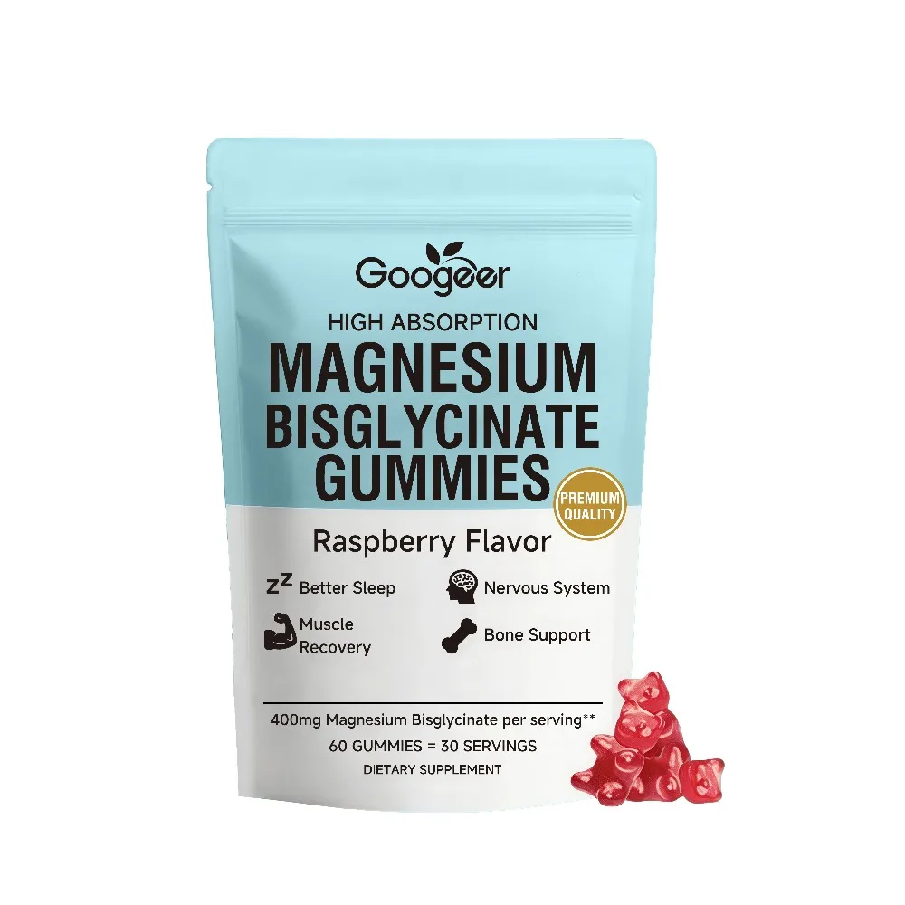 Googeer Magnesium Gummies Raspberry Flavor 60 CT 400mg Per Serving Bisglycinate Vitamin D3 Zinc Helps Steady Nerve Comfort
Googeer Magnesium Gummies Raspberry Flavor 60 CT 400mg Per Serving Bisglycinate Vitamin D3 Zinc Helps Steady Nerve Comfort