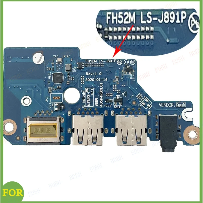 Новая USB-плата для ноутбуков Nitro 5 AN515-55 AN515-56 AN515-57 AN515-44 45 46 N20C1 LS-J871P LS-J881P LS-J891P LS-K851P LS-L031P
Новая USB-плата для ноутбуков Nitro 5 AN515-55 AN515-56 AN515-57 AN515-44 45 46 N20C1 LS-J871P LS-J881P LS-J891P LS-K851P LS-L031P