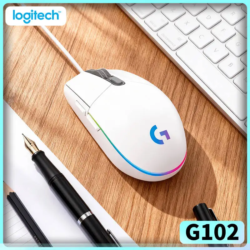 Logitech G102 Prodigy Gaming Mouse, 8000 DPI Precision, 8x Faster Than Ordinary Mice, RGB Sync, 6 Keys for Work and Play
Logitech G102 Prodigy Gaming Mouse, 8000 DPI Precision, 8x Faster Than Ordinary Mice, RGB Sync, 6 Keys for Work and Play