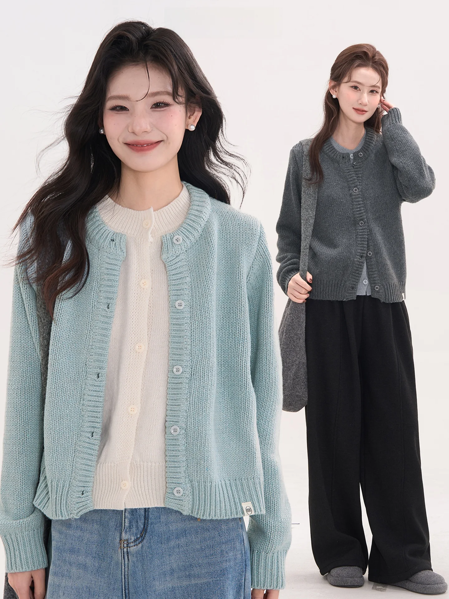 Heme Knitted Sweater Casual round Ne Spliced Fake Two-Piece Women's Top Thiened Autumn Winter Faion Commute Sle
Heme Knitted Sweater Casual round Ne Spliced Fake Two-Piece Women's Top Thiened Autumn Winter Faion Commute Sle
