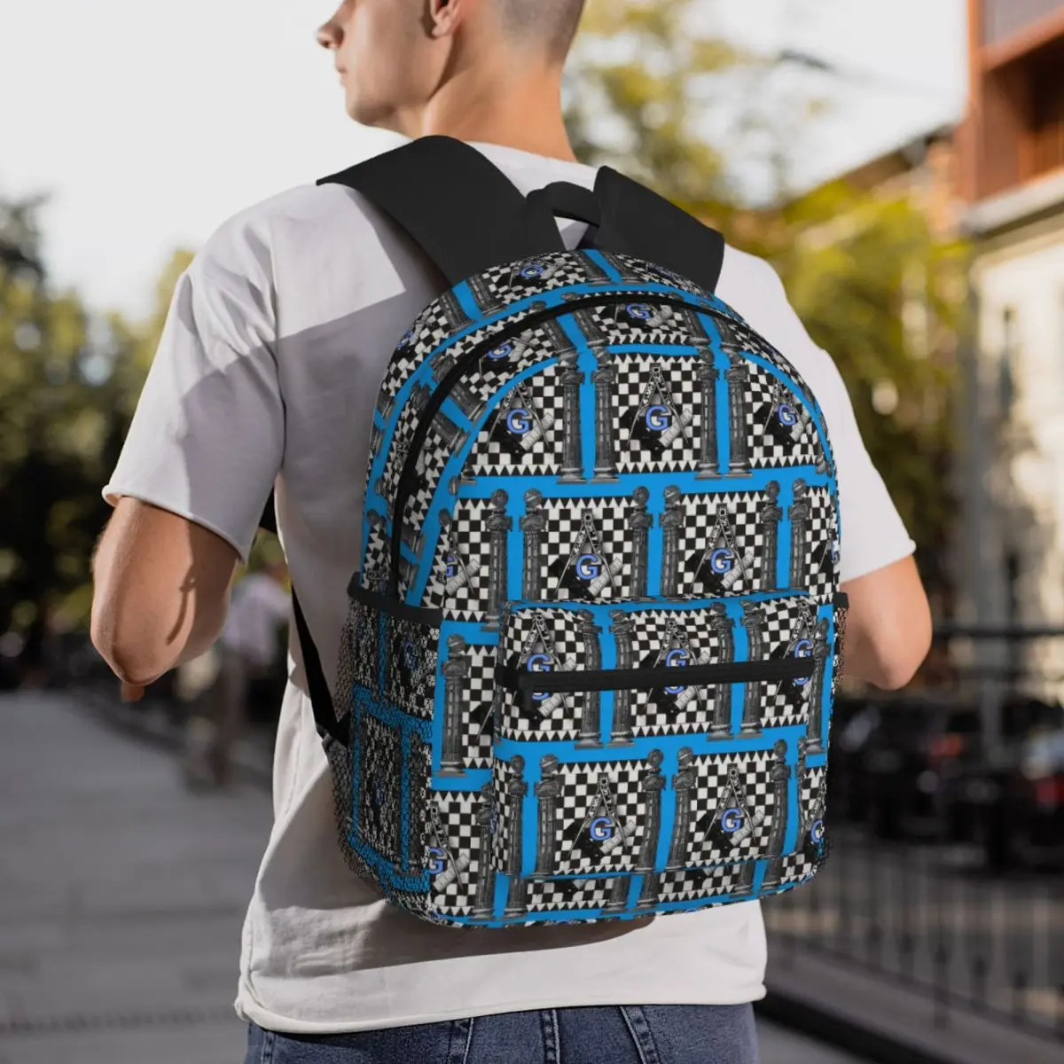 Boaz And Jachin Freemason Masonic Mason Backpack Daypack Large Capacity Children BookBag School Bag Shoulder Bags for Men Women
Boaz And Jachin Freemason Masonic Mason Backpack Daypack Large Capacity Children BookBag School Bag Shoulder Bags for Men Women