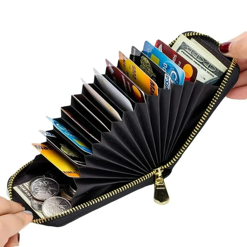 RFID Blocking Credit Card Holder Genuine Leather Business Card Case Wallet for Men and Women Purses for Women
RFID Blocking Credit Card Holder Genuine Leather Business Card Case Wallet for Men and Women Purses for Women