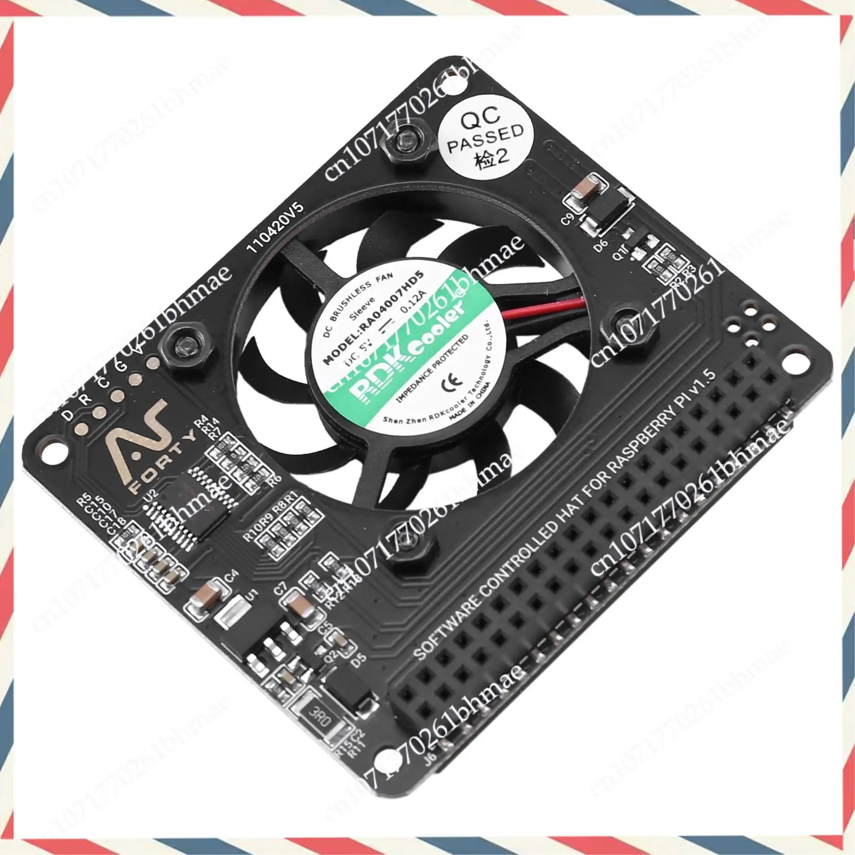 -A21Z аргоновый вентилятор HAT для Raspberry Pi 4/3 охлаждающий вентилятор с программным обеспечением, регулируемая скорость / большой вентилятор 40 мм для Raspberry Pi4
-A21Z аргоновый вентилятор HAT для Raspberry Pi 4/3 охлаждающий вентилятор с программным обеспечением, регулируемая скорость / большой вентилятор 40 мм для Raspberry Pi4