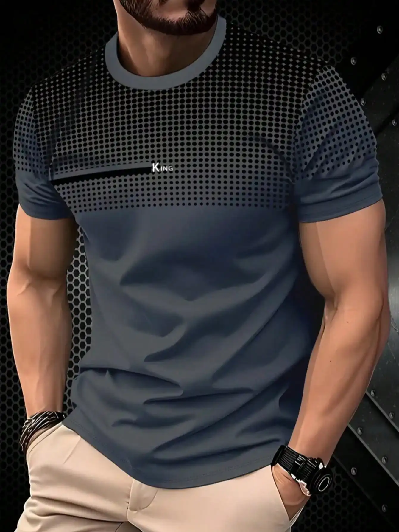 Men Ombre Graphic Short Sleeve Tee Breathable Quick Dry Casual Sports Shirt For Running Basketball Outdoor Daily Wear
Men Ombre Graphic Short Sleeve Tee Breathable Quick Dry Casual Sports Shirt For Running Basketball Outdoor Daily Wear