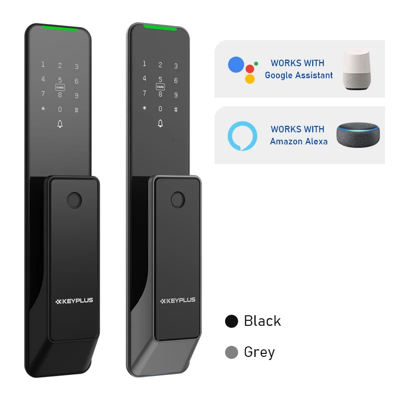 003 Keyplus High Security Digital Home Waterproof TT Lock APP Tuya WI-fi Smart Fingerprint Password Key Door Lock
003 Keyplus High Security Digital Home Waterproof TT Lock APP Tuya WI-fi Smart Fingerprint Password Key Door Lock