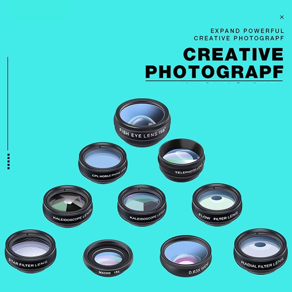 10-In-1 Universal Phone Camera Lens, Mobile Phone Lens Lens, Easy To Operate, Soft High Compatibility, Suitable
10-In-1 Universal Phone Camera Lens, Mobile Phone Lens Lens, Easy To Operate, Soft High Compatibility, Suitable