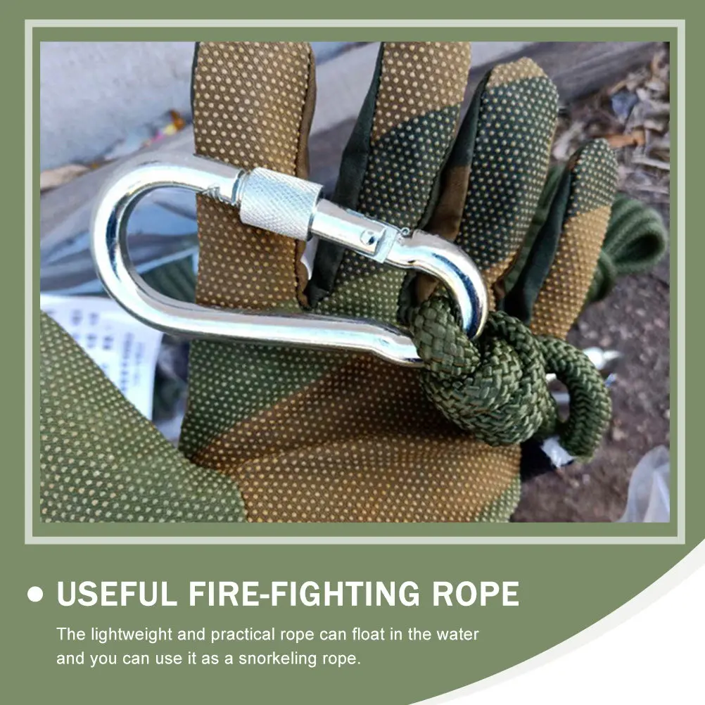 Escape Rope Durable Wear-Resistant Nylon Lightweight Safety Buckle For Outdoor Climbing Mountaineering Snorkeling Flood Succor
Escape Rope Durable Wear-Resistant Nylon Lightweight Safety Buckle For Outdoor Climbing Mountaineering Snorkeling Flood Succor