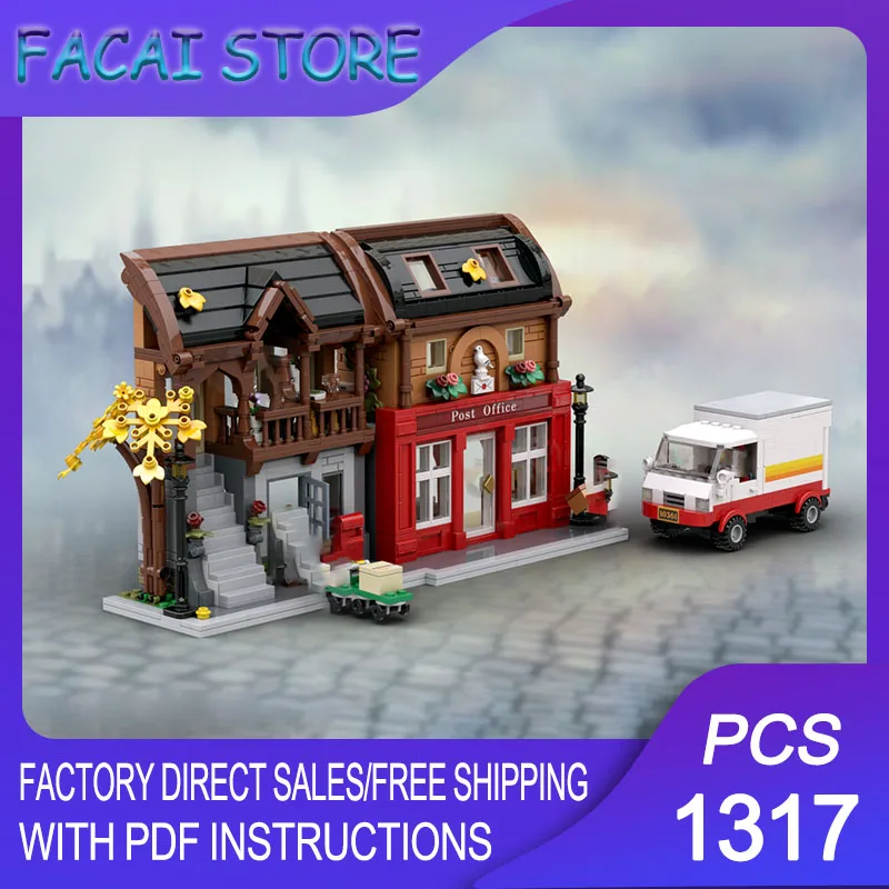 City Street View Moc Building Bricks Modular The Red Postal Street Model Technology Blocks Christmas DIY Toy Construction Gifts
City Street View Moc Building Bricks Modular The Red Postal Street Model Technology Blocks Christmas DIY Toy Construction Gifts
