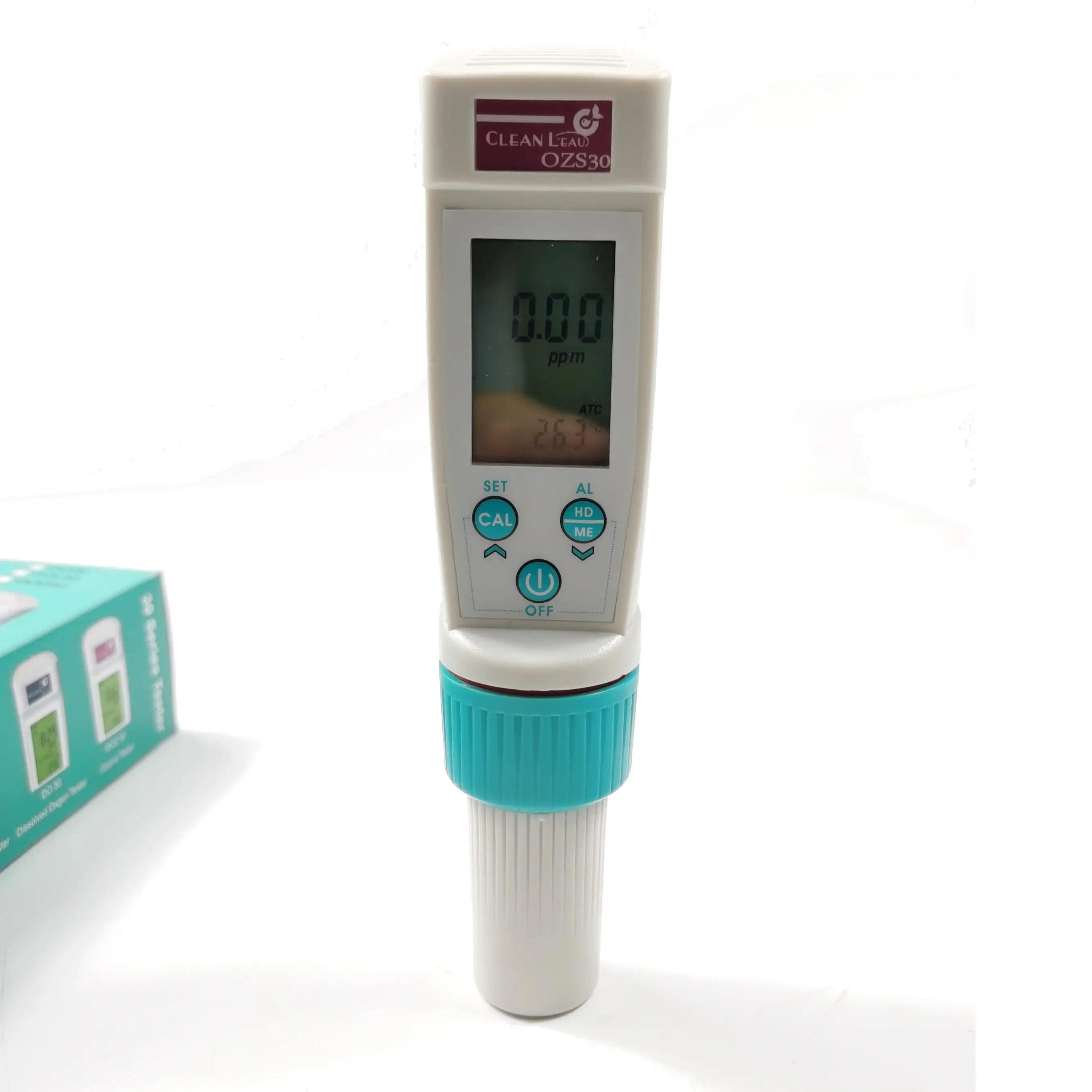 OZS30 Тестер озона качества воды с питанием от батареи и дисплеем с подсветкой
OZS30 Тестер озона качества воды с питанием от батареи и дисплеем с подсветкой