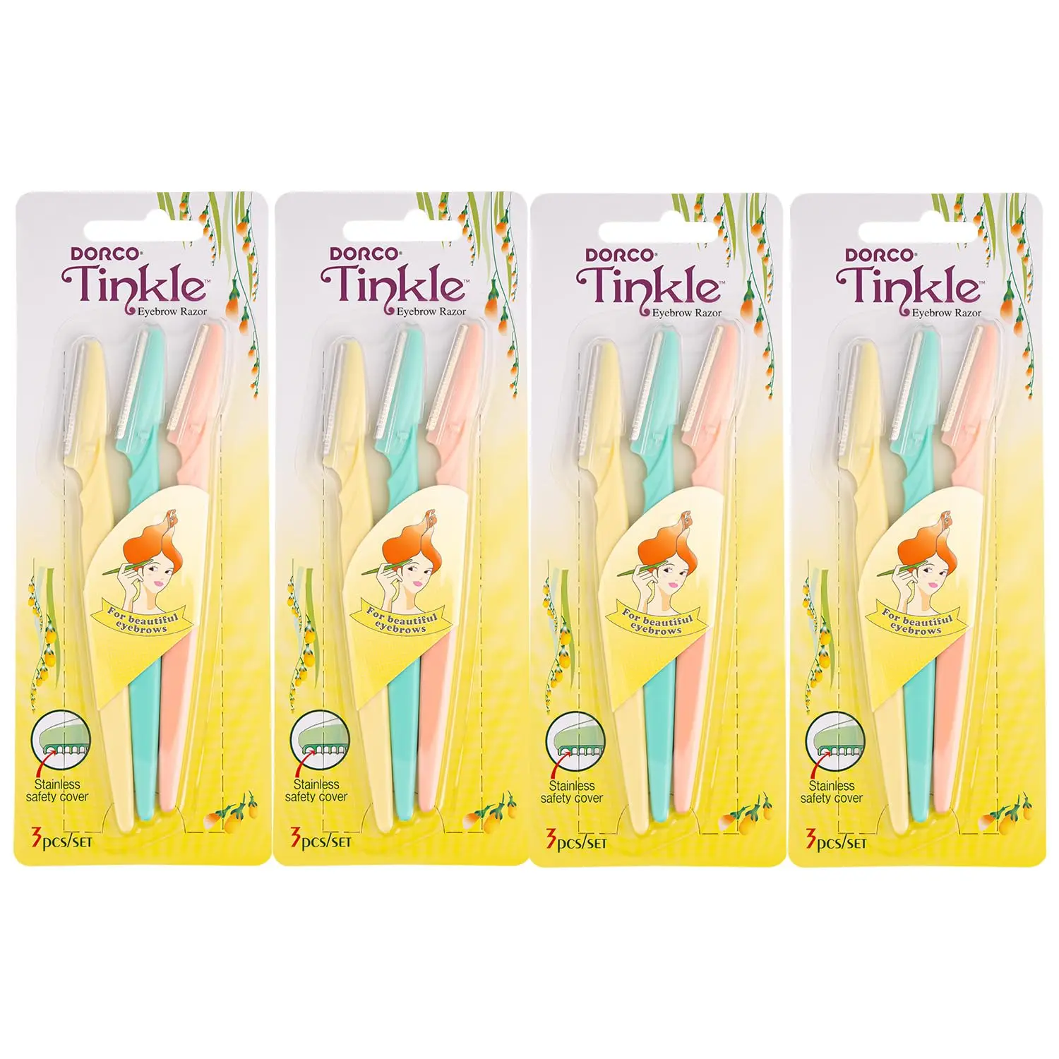 Dermaplaning Tool 12ct, Safe Peach Fuzz Remover, Eyebrow Trimmer with Cover (4 Packs of 3)
Dermaplaning Tool 12ct, Safe Peach Fuzz Remover, Eyebrow Trimmer with Cover (4 Packs of 3)
