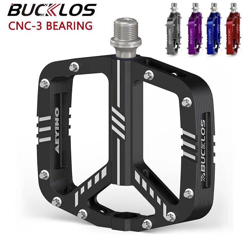 BUCKLOS Mtb Pedals 3 Bearing Pedals for Bicycle CNC Aluminum Alloy Mountain Bike Pedal Non-slip Bicycle Flat Pedal
BUCKLOS Mtb Pedals 3 Bearing Pedals for Bicycle CNC Aluminum Alloy Mountain Bike Pedal Non-slip Bicycle Flat Pedal